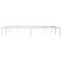 Estructura de cama de metal blanco 183x213 cm de , Camas y somieres - Ref: Foro24-373678, Precio: 88,27 €, Descuento: %