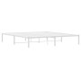 Estructura de cama de metal blanco 183x213 cm de , Camas y somieres - Ref: Foro24-373678, Precio: 88,27 €, Descuento: %