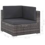 6-piece garden furniture set and gray synthetic rattan cushions by vidaXL, Garden sets - Ref: Foro24-44607, Price: 523,69 €, ...