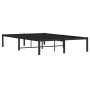 Estructura de cama de metal negro 120x190 cm de , Camas y somieres - Ref: Foro24-373652, Precio: 104,99 €, Descuento: %