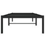 Estructura de cama de metal negro 80x200 cm de , Camas y somieres - Ref: Foro24-373646, Precio: 77,94 €, Descuento: %