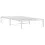 Bettgestell aus weißem Metall, 100 x 190 cm von , Betten und Lattenroste - Ref: Foro24-373667, Preis: 55,99 €, Rabatt: %