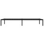 Black metal bed frame 100x200 cm by , Beds and slatted bases - Ref: Foro24-373650, Price: 61,99 €, Discount: %