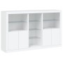 Aparador con luces LED blanco 162x37x100 cm de , Aparadores - Ref: Foro24-3209170, Precio: 253,14 €, Descuento: %