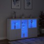 Sideboard with white LED lights 162x37x100 cm by , Sideboards - Ref: Foro24-3209170, Price: 253,99 €, Discount: %