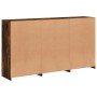 Sideboard with smoked oak LED lights 181.5x37x100 cm by , Sideboards - Ref: Foro24-3209153, Price: 280,67 €, Discount: %