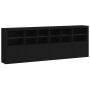 Aparador con luces LED negro 283x37x100 cm de , Aparadores - Ref: Foro24-3209164, Precio: 451,67 €, Descuento: %