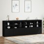 Sideboard mit schwarzen LED-Leuchten 283x37x100 cm von , Sideboards - Ref: Foro24-3209164, Preis: 429,39 €, Rabatt: %