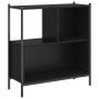 Estantería madera de ingeniería negro 72x28x77,5 cm de , Librerías y estanterías - Ref: Foro24-838878, Precio: 50,29 €, Descu...