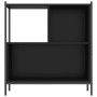 Estantería madera de ingeniería negro 72x28x77,5 cm de , Librerías y estanterías - Ref: Foro24-838878, Precio: 50,29 €, Descu...