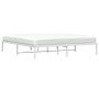 Estructura de cama de metal blanco 180x200 cm de , Camas y somieres - Ref: Foro24-373677, Precio: 86,13 €, Descuento: %