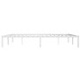 Estructura de cama de metal blanco 180x200 cm de , Camas y somieres - Ref: Foro24-373677, Precio: 86,13 €, Descuento: %