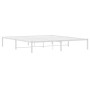 Estructura de cama de metal blanco 180x200 cm de , Camas y somieres - Ref: Foro24-373677, Precio: 86,13 €, Descuento: %