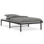 Estructura de cama metal negro 100x190 cm de , Camas y somieres - Ref: Foro24-373649, Precio: 66,19 €, Descuento: %