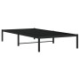 Estructura de cama metal negro 100x190 cm de , Camas y somieres - Ref: Foro24-373649, Precio: 66,19 €, Descuento: %