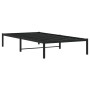 Estructura de cama metal negro 100x190 cm de , Camas y somieres - Ref: Foro24-373649, Precio: 66,19 €, Descuento: %