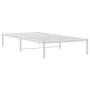 Estructura de cama de metal blanca 100x200 cm de , Camas y somieres - Ref: Foro24-373668, Precio: 59,44 €, Descuento: %