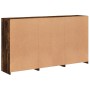 Sideboard with LED lights smoked oak 181.5x37x100 cm by , Sideboards - Ref: Foro24-3209181, Price: 263,18 €, Discount: %