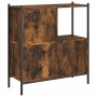 Regal aus geräuchertem Eichenholzwerkstoff, 72 x 28 x 77,5 cm von , Bücherregale und Regale - Ref: Foro24-838880, Preis: 49,0...