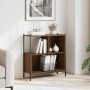 Oak brown engineered wood shelf 72x28x77.5 cm by , Bookcases and shelves - Ref: Foro24-838882, Price: 50,02 €, Discount: %