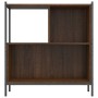 Oak brown engineered wood shelf 72x28x77.5 cm by , Bookcases and shelves - Ref: Foro24-838882, Price: 50,02 €, Discount: %