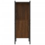 Oak brown engineered wood shelf 72x28x77.5 cm by , Bookcases and shelves - Ref: Foro24-838882, Price: 50,02 €, Discount: %