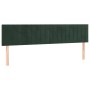 Headboards 2 units of dark green velvet 90x5x78/88 cm by , Headboards and footboards - Ref: Foro24-346281, Price: 69,95 €, Di...