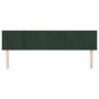 Headboards 2 units of dark green velvet 90x5x78/88 cm by , Headboards and footboards - Ref: Foro24-346281, Price: 69,95 €, Di...