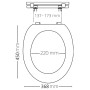 RIDDER Premium WC-Sitz mit Absenkautomatik, Weiß A0070700 von RIDDER, Mobilität und Zugänglichkeit - Ref: Foro24-421609, Prei...