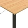 MDF-Computertisch aus Metall, schwarze Eiche, 80 x 40 x 72 cm von , Schreibtische - Ref: Foro24-20557, Preis: 57,37 €, Rabatt: %