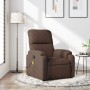 Brown Microfiber Fabric Massage Recliner by , Armchairs - Ref: Foro24-373455, Price: 253,99 €, Discount: %