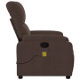 Sillón reclinable de masaje tela de microfibra marrón de , Sillones - Ref: Foro24-373455, Precio: 253,99 €, Descuento: %