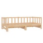 Sofá cama nido madera maciza de pino 90x200 cm de , Camas y somieres - Ref: Foro24-836156, Precio: 162,08 €, Descuento: %