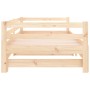 Trundle sofa bed solid pine wood 90x190 cm by , Beds and slatted bases - Ref: Foro24-840135, Price: 133,20 €, Discount: %