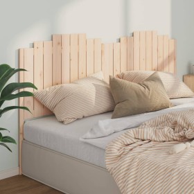 Solid pine wood bed headboard 206x4x110 cm by , Headboards and footboards - Ref: Foro24-818490, Price: 76,85 €, Discount: %