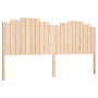 Cabecero de cama madera maciza de pino 206x4x110 cm de , Cabeceros y pies de cama - Ref: Foro24-818490, Precio: 76,99 €, Desc...