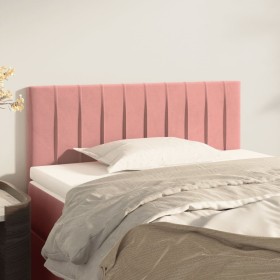 Pink velvet headboard 80x5x78/88 cm by , Headboards and footboards - Ref: Foro24-346213, Price: 42,99 €, Discount: %