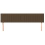 Headboards 2 units of dark brown fabric 100x5x78/88 cm by , Headboards and footboards - Ref: Foro24-346287, Price: 68,91 €, D...