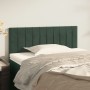 Cabecero de terciopelo verde oscuro 80x5x78/88 cm de , Cabeceros y pies de cama - Ref: Foro24-346211, Precio: 38,05 €, Descue...