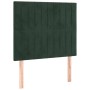 Headboards 2 units of dark green velvet 80x5x78/88 cm by , Headboards and footboards - Ref: Foro24-3116603, Price: 61,99 €, D...