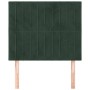 Headboards 2 units of dark green velvet 80x5x78/88 cm by , Headboards and footboards - Ref: Foro24-3116603, Price: 61,99 €, D...