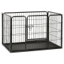 Corral para perros cachorros acero 91,5x59x61 cm de vidaXL, Casetas y cercados para perros - Ref: Foro24-170575, Precio: 101,...