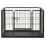 Corral para perros cachorros acero 91,5x59x61 cm de vidaXL, Casetas y cercados para perros - Ref: Foro24-170575, Precio: 101,...