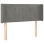 Light gray velvet headboard with LED 83x16x78/88 cm by , Headboards and footboards - Ref: Foro24-3123504, Price: 56,36 €, Dis...