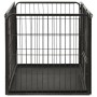 Corral para perros cachorros acero 91,5x59x61 cm de vidaXL, Casetas y cercados para perros - Ref: Foro24-170575, Precio: 101,...