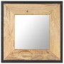 Solid mango wood mirror 50x50 cm by , Mirrors - Ref: Foro24-321629, Price: 59,76 €, Discount: %