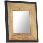 Solid mango wood mirror 50x50 cm by , Mirrors - Ref: Foro24-321629, Price: 59,76 €, Discount: %