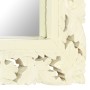 Hand-carved solid white mango wood mirror 110x50 cm by , Mirrors - Ref: Foro24-321643, Price: 117,89 €, Discount: %