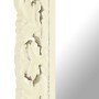 Hand-carved solid white mango wood mirror 110x50 cm by , Mirrors - Ref: Foro24-321643, Price: 117,89 €, Discount: %