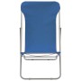 Folding beach chairs 2 units steel and blue oxford fabric by vidaXL, Garden chairs - Ref: Foro24-44358, Price: 74,23 €, Disco...